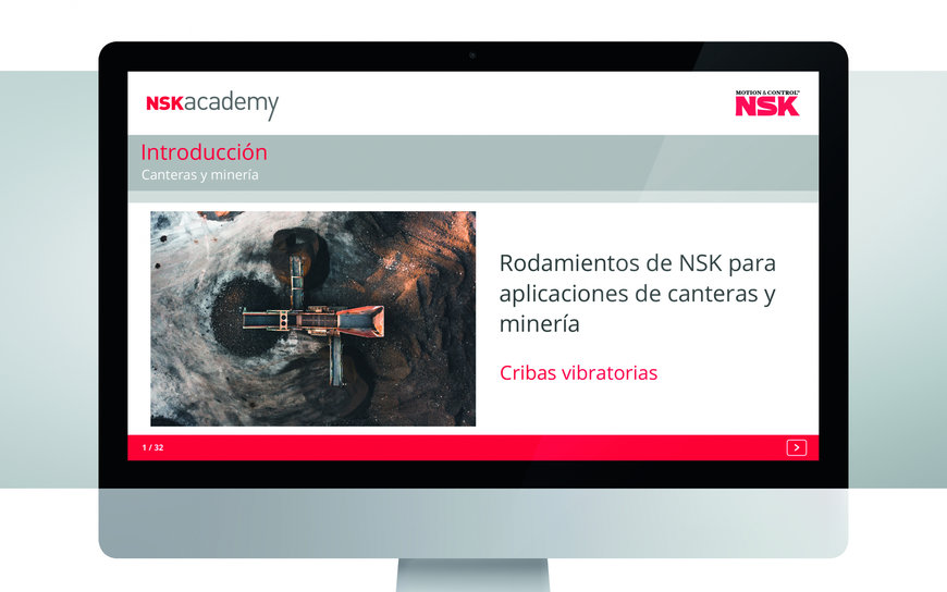 El módulo de formación online para cribas vibratorias ahora ya está disponible en la NSK academy